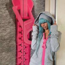 2026 American Fashion  Solid Color Oversized Hoodie Women's Y2K Street Harajuku Loose Oversized Zipper Multi Pocket Hoodie Tops  Hoodies Summer Clothes Western Outfits For Women Summer Outfits For Women Jackets Sweater Jackets For Women - Màu be - Xem 3
