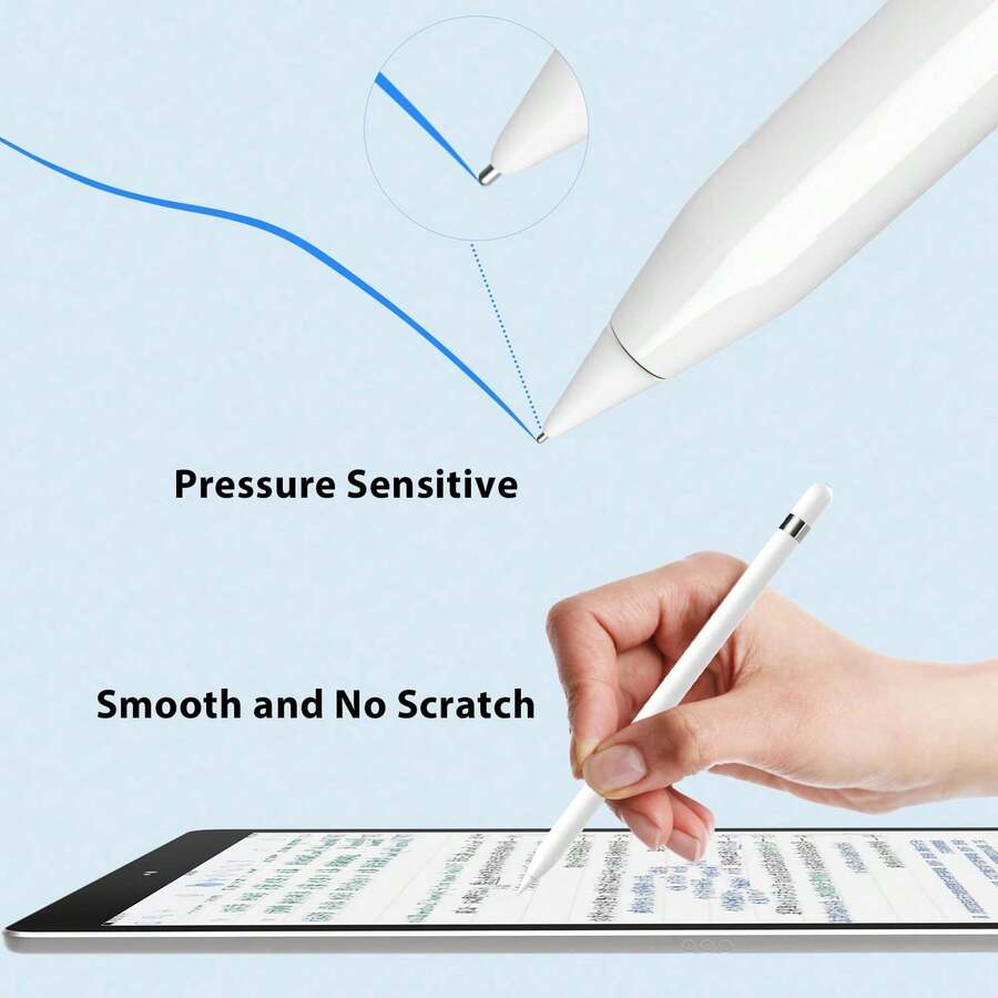 Puntas de repuesto para Apple Pencil Pro, puntas de metal finas compatibles con Apple Pencil de 2da y 1ra generación/Conjunto de puntas duraderas y precisas para Apple Pencil con conector USB-C, empaquetado en caja de regalo, adecuado para madres, familia, amigos, cumpleaños, festividades - Multicolor - Ver 1