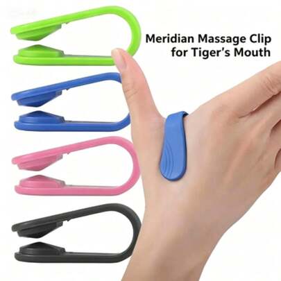 1 chiếc máy mát xa huyệt đạo ngón tay cái tiện dụng, phụ kiện thư giãn cầm tay, dụng cụ nhỏ gọn giúp thoải mái cơ thể, giảm mệt mỏi và làm dịu cảm xúc, vật dụng chăm sóc bản thân hàng ngày thiết thực và món quà nhỏ.