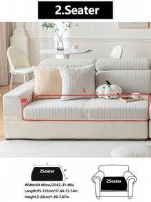 1 tấm bọc ghế sofa co giãn, chống trượt, phủ toàn bộ bề mặt ghế, phù hợp cho mọi mùa, bọc ghế sofa bằng vải, có thể giặt máy, chống bụi, thân thiện với thú cưng, trang trí cho phòng ngủ, văn phòng, phòng khách, phù hợp với ghế sofa 1-4 chỗ và ghế sofa hình chữ L. - Màu Xám nhạt - Xem 15