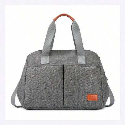 New Mommy Bag, Large Capacity Shoulder Diaper Bag, Portable Stroller Hanging Bag