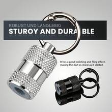 HUANQU Professional Darts Sharpener - Made Of High-Quality Aluminum Alloy, Double-Sided Grinding, Convenient Darts Accessory, Suitable For Daily Use And Competitions, Precision Machined, Washable, Suitable For All Players. Birthday Gift For Father, Easter Gift, Father's Day Gift, Ramadan - Multicolor - View 2