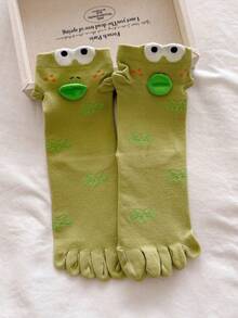 SpongeBob SquarePants 1 Pair Random Funny Expression Crew Socks, 3D Lip Casual Socks For School & Streetwear - Multicolor - View 17