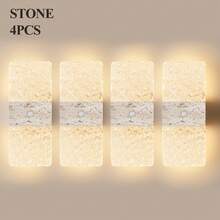 Crystal Motion Sensor Wall Lamp, LED Magnetic Wall Light, 1200mAh Battery-Powered Night Light, Easy To Install, Adjustable Color Temperature And Brightness, Suitable For Hallways, Bathrooms, Bedrooms, Stairs, Home Decor, Living Room Decor, - Square Hill - View 30