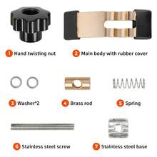 2PCS Mini Hold Down Clamp Kit, CNC Router Clamp For Woodworking And Metalworking, With 3018 CNC Router Machine - Multicolor - View 4