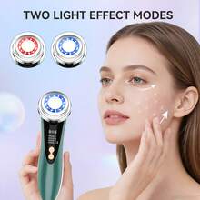 Professional Facial Massager - Anti-Aging & Skin-Firming Device. Features 4 Modes, 3 Intensity Levels, And USB-Rechargeable Ionic Infusion Technology. Utilizes Thermal Therapy To Lift And Contour, Effectively Diminishing Wrinkles And Dark Circles. - Multicolor - View 10