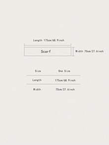 1pc Pearl Chiffon Scarf, Suitable For Daily Wear - Black - View 3