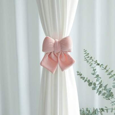 Dây buộc rèm cửa hình nơ lớn cho phòng khách, phòng ngủ, kẹp dây rèm cho rèm voan, đồ trang trí Giáng sinh