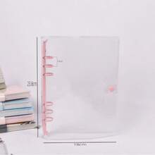 A5 Transparent Loose-Leaf Notebook, Soft Color Leaf Circular Binding, Replaceable Inner Pages, Sticker & Photo Storage Album, Diary, Budget Planner, Office & Study Supplies, Trading Card Holder, A5 Sticker Book, A7 Sticker Book, Refill, Sticker Binder, Fan Merchandise - A5 - View 8