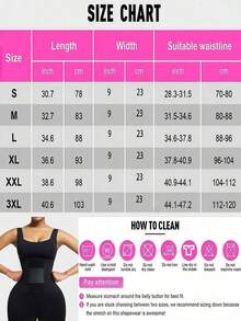 1pc Women's Pink Leopard Print Waist Cincher, Abdominal Slimming Elastic Waist Belt, Suitable For Fitness, Daily Wear, Sports - Đen trắng - Xem 5