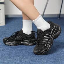 Giày thể thao đế dày kiểu retro mới, unisex. - màu đen - Xem 5
