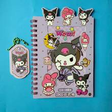 SANRIO 27pcs Cute Cartoon Sticker Combination Notebook, DIY Scrapbooking Material - Sticker - View 3