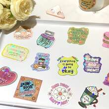 50pcs Inspirational Phrases Stickers - 1 Set 50pcs - View 9