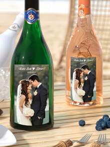 Customized Bottle Labels, Personalized Design And Text, Suitable For Weddings, Parties, Holidays And Corporate Events, High Adhesive Decorative Stickers - Multicolor - View 2