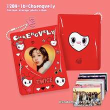 40 Pockets/3 Inch PVC Instant Photo Album, K-POP Fan Merchandise, Limited Edition Fan Goods, ENEMY Photo Card, Sticker, Holiday Gift, 1 Slot Card Collecting Box, Album, Can Hold Up To 40 Cards Of Various Types, High-Quality 3 Inch Instant Photo Card Collection Album, Heart-Shaped Mini Album, 40 Pockets Korean Pop Music Card Album, Cute Cover Collector's Album, Suitable For Instant Photos And Idol Cards - Multicolor - View 8