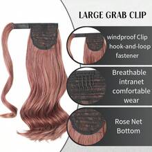 Tóc giả WaveTrip SS Style Inspo dành cho nữ, thích hợp cho kỳ nghỉ hè, kiểu dáng ombre, dài 24 inch, chịu nhiệt, chất liệu tổng hợp, phù hợp cho phụ nữ, bé gái, dự tiệc và sử dụng hàng ngày. - Nhiều màu - Xem 5