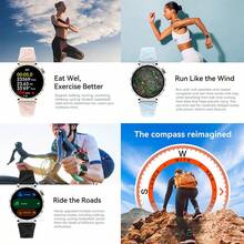 PANDA Reloj inteligente GT5 MINI, modelo para mujer, IP68 resistente al agua, pantalla IPS de 1.32", batería incorporada de 210mAh, esfera multilingüe, compatible con Android/iOS, reloj inteligente ultrafino, compatible con llamadas/notificaciones de SMS, monitoreo de sueño, GPS, NFC, podómetro, detección de ruido, modos deportivos, regalo para mujeres/hombres/parejas/amigos/cumpleaños - Ver 8