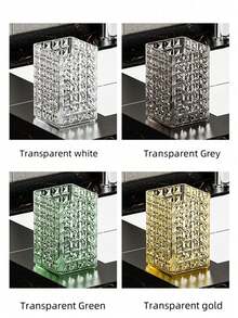1/2/4pcs Minimalist Transparent Rectangular Multi-Compartment Large Capacity Cosmetic Storage Box, Suitable For Bathroom, Bedroom, Dorm And Office, Mother's Day Gift - Multicolor - View 9