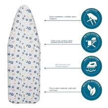 1Pc Durable Ironing Board Cloth Universal Thickened Ironing Board Cover Pad Resistant Scorch Heavy Heat Resistant Printed Padded - A - View 7