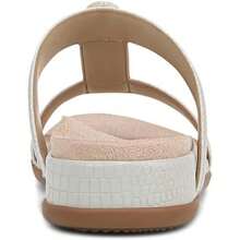 Vionic Serra Women's T-Strap Slip-On Supportive Sandal - 10-Xám nâu nhạt - Xem 5