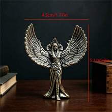 Brass Statue, Home Decor Figurine, Vintage Living Room/Office Desktop Decorative Sculpture, Creative Gift - 1PC - View 6