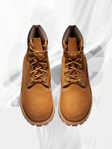 Timberland 6" Boot Wheat (GS)– Order Sneakers– Shoes For Women - Vintage-Spring & Summer-Inspired Running Shoes, Shock-Absorbing Comfort, Gym To Streetwear Casual Wear -Mother's Day Gifts-Father's Day Gift-TB112909 713 - 小麥 - 查看 3