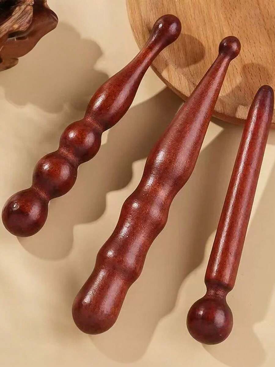 1 que massage huyệt đạo đa năng bằng gỗ dùng để thư giãn bàn chân. - Nhiều màu - Xem 1