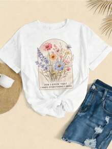 Dam-T-shirts - Vitt - Visa 2