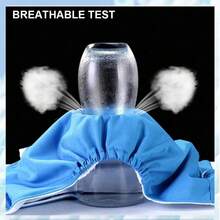 Adjustable Reusable Adult Diaper For Elderly Washable Incontinence Underwear Waterproof Breathable Pants For Disabled - Blue - View 6