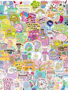 50pcs Inspirational Phrases Stickers - 1 Set 50pcs - View 14