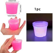 Kit de slime que brilla en la oscuridad de 67g - Masilla relajante súper suave y no pegajosa, apta para niños - Multicolor - Ver 10
