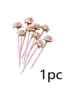 1pc Realistic Rose Ballpoint Pen - These Lifelike Rose-Themed Pens Come In A Variety Of Colors, With An Elegant And Fresh Design That Is To The Eye. They Make An Excellent Gift For Teachers, Family, Daughters, Students, And More For Holidays, Graduations, New School Years, Birthdays, Weddings, Bridal Showers, Celebrations, Anniversaries, Bachelorette Parties, And Other Special Occasions. - One Size Fits All - View 8