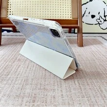 1个蓝色海龟印花双面平板电脑保护套，高透明亚克力背壳，带笔槽，多角度磁吸支架，支持自动休眠/唤醒功能，兼容iPad Pro/Air、三星、小米Pad 5/6/7、华为MatePad、荣耀Pad。 - 彩色 - 查看 8