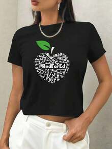 Women T-Shirts - Black - View 1