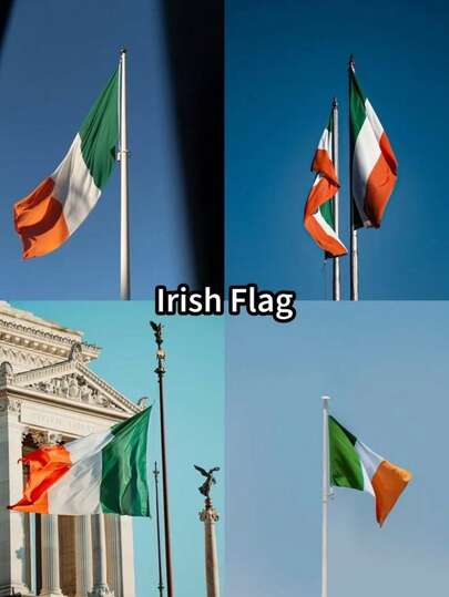 1pc Vibrant Irish Green Shamrock Flag - Vivid Shamrock Flag Suitable For Outdoor Holiday Decor, Yard Decor And Theme Parties - Celebrate Irish Heritage With Authentic St. Patrick's Day Decoration