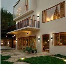 2/4/6/8pcs High-Efficiency Solar Powered Wall Lights, Auto Sensor Lighting, Outdoor IP44 LED Lights, Rectangular, Landscape Lighting For Yard & Exterior - 6LED - View 8