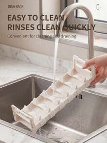 Adjustable Dish Drying Rack For Kitchen, Suitable For Cabinet Drawers, Countertops And Drawers To Store Bowls, Plates And Kitchenware - View 5