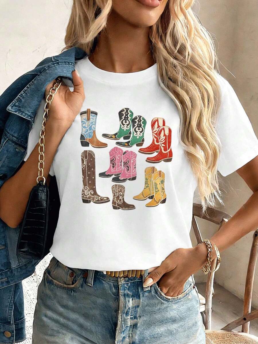 Women T-Shirts - White - View 1
