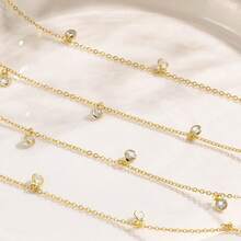 1pc Multi-Layer Beaded Sexy Gold Waist Chain, Crystal Adjustable Belly Chain, Bikini Waist Belt, Body Chain Jewelry For Women & Girls, Summer Beach Party Accessory - Yellow Gold - View 2