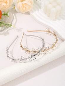 1/2 chiếc băng đô cài tóc kim loại rỗng kiểu Pháp lãng mạn, kẹp tóc dễ thương đa năng cho kỳ nghỉ biển, món quà thanh lịch cho Ngày của Mẹ/Sinh nhật. - Nhiều màu - Xem 7