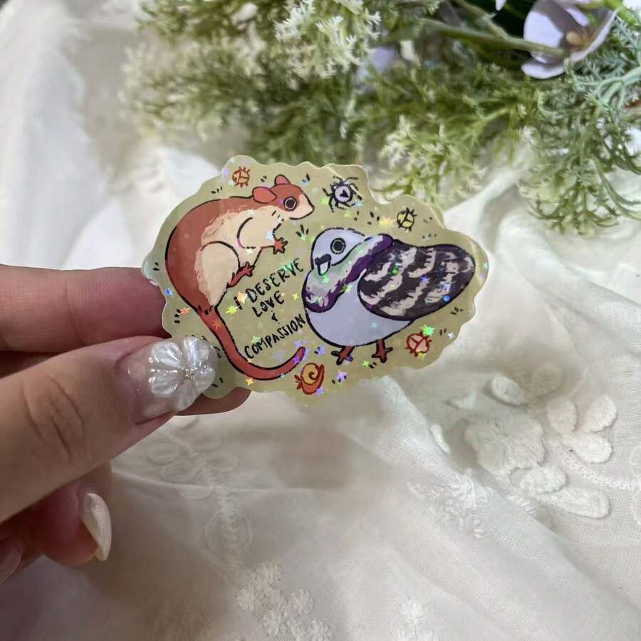 Tôi xứng đáng được yêu thương, Hình dán, Chống trầy xước và bền, Thích hợp cho máy tính xách tay, xe máy, hộp dụng cụ, đàn guitar, xe tay ga, hình dán ô tô và hình dán cản xe. Hình dán, Quà tặng, Hình dán hộp dụng cụ, Hình dán máy tính xách tay, Hình ảnh vui nhộn, Hình dán ngộ nghĩnh, Vật dụng làm sổ lưu niệm. - A - Xem 1