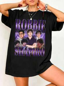 Robbie Shapiro Shirt - Personalized Vintage Gift For Him Or Her - Black - View 6