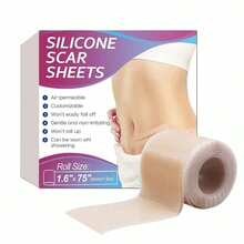 0.39" X 59.06" Silicone Scar Sheets, Suitable For All Skin Types, Reusable Silicone Scar Tape, Professional Use - Multicolor - View 1