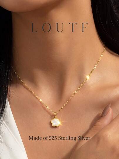 Newsoul 1件优雅925纯银串珠十字架项链，女士珠宝，女友礼物，精致珠宝