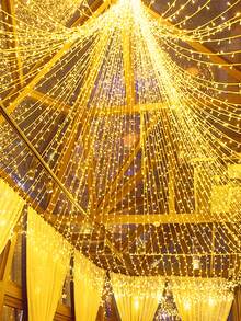 1pc 5M Home Decoration LED Light String, Battery Powered, Outdoor Courtyard Decoration Fairy Light, Indoor Festival Party Room Wall Decoration Light - Multicolor - View 1