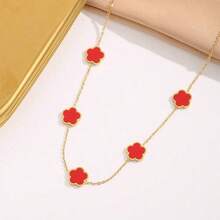 不锈钢五花耳环手链项链 - 花 - 查看 25