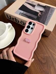 1个DIY可爱猫咪马卡龙手机壳，2026最新畅销设计，兼容Galaxy S26、S25、S24、S24 Plus/S24+、S24 Ultra、S24 FE、S20、S21、S22、S23以及11/11 Pro/11 Pro Max、12/12 Pro/12 Pro Max、13/13 Pro/13 Pro Max、14/14 Pro/14 Pro Max、15/15 Pro/15 Pro Max、16/16 Pro/16、17 Pro Max、16E，采用防震硅胶材质 - 玫紅色 - 查看 5