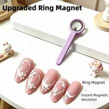 Dụng cụ vẽ móng nghệ thuật mắt mèo rỗng từ tính cải tiến mới, chỉ cần 3 giây - Vòng từ mạnh, dễ sử dụng cho người mới bắt đầu. - Nhiều màu - Xem 9