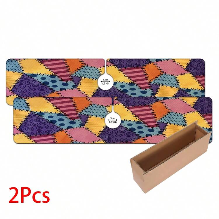 1件装抽象图案印花水龙头垫，耐用涤纶材质，快干易清洁，适用于厨房和浴室，易于安装，日常装饰，礼品，浴室垫，耐用水龙头垫，水龙头配件 - 彩色 - 查看 12