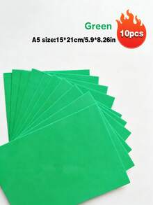 10张2毫米厚、20x30厘米的彩色海绵纸，带闪光塑料纸，颜色多样，适用于美术工艺学校项目、剪贴簿、DIY角色扮演、EVA泡沫纸套装，可用于手工和DIY艺术创作。 - 彩色 - 查看 24